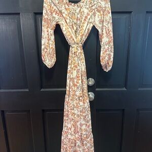 Elegant Floral Maxi Dress